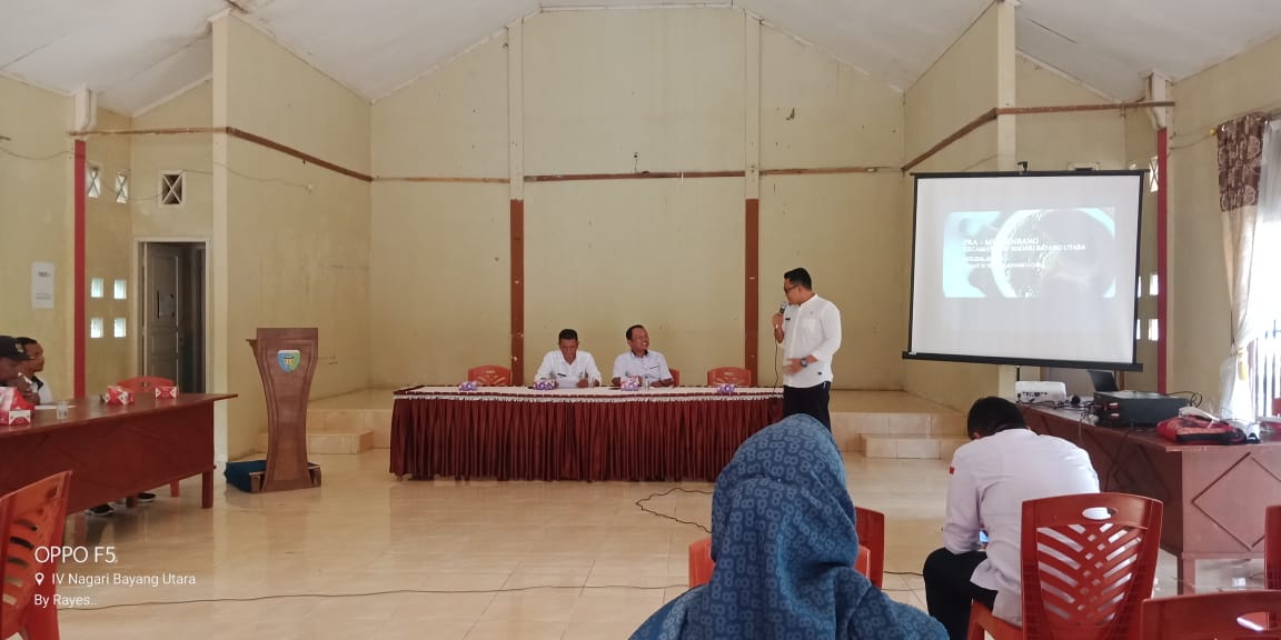 Pra Musrenbang Kecamatan IV Nagari Bayang Utara, Camat : Ini Tujuannya...