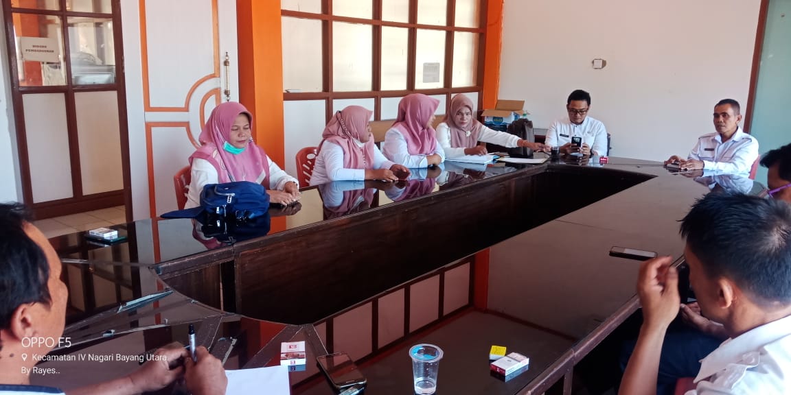 Rapat Staf Kantor Camat IV Nagari Bayang Utara